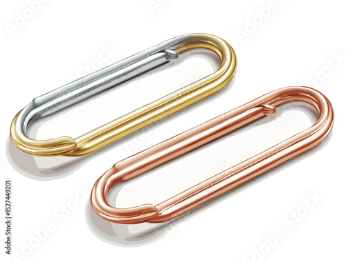Paper clip vector art