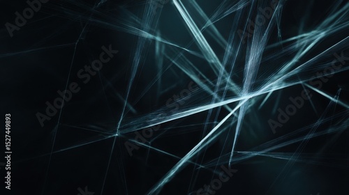 Abstract dark background with vibrant light-blue glowing lines crisscrossing in a dynamic, intricate pattern, evoking a sense of digital network or futuristic energy field. The varying thickness and i