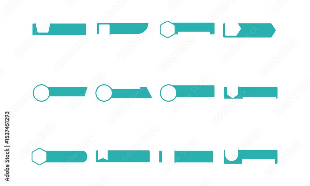 Obraz premium UI Progress Bar Elements