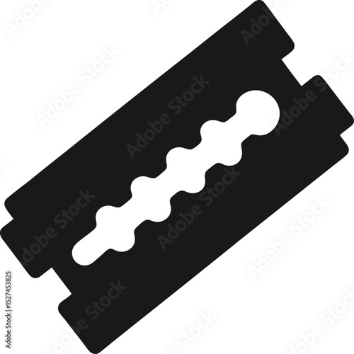 Classic razor blade vector illustration