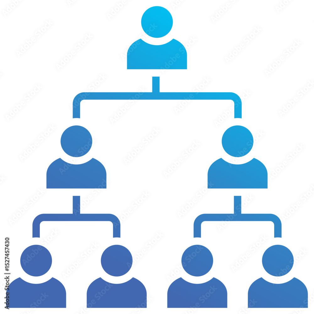 Organization Structure Icon Organization Structure Icon