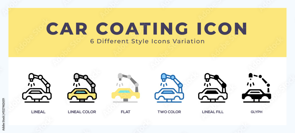 Naklejka premium Car coating symbol. logo. icon vector illustration.