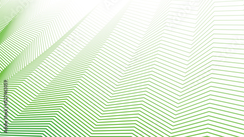 Green Zig zag stripes line pattern abstract background