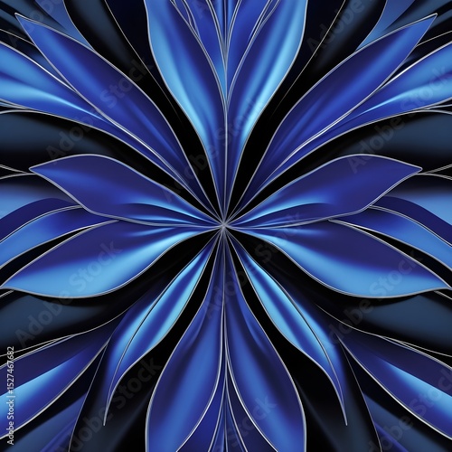 Wallpaper Mural abstract fractal flower Torontodigital.ca