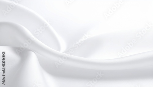 Wallpaper Mural Elegant White Silk Fabric Draped Softly Luxurious Texture Background. Torontodigital.ca