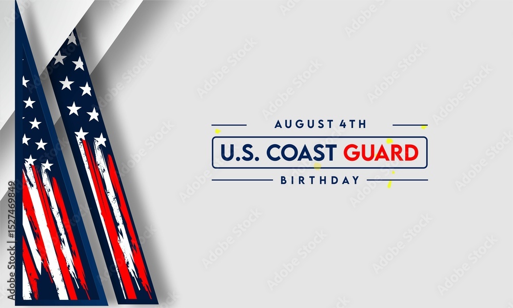 Coast Guard Birthday design concept.templates for poster, cover, banner, social media
Coast Guard Birthday design concept.templates for poster, cover, banner, social media