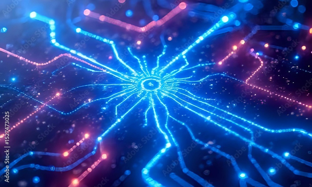 Naklejka premium Technology Background