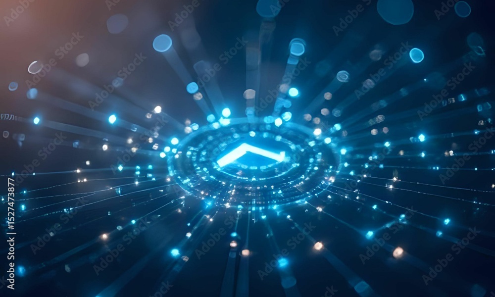 Obraz premium Technology background