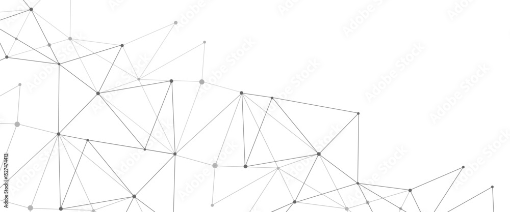 Vector modern line art with Technology connecting lines with dots Vector modern line art with Technology connecting lines with dots