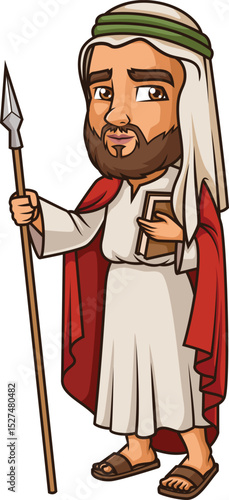 Doubting Thomas The Apostle Vector Image