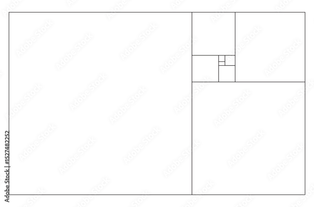 Golden Ratio, Phi, Fibonacci Sequence Illustration, Mathematical, Architectural Pattern, Sacred Geometry Clipart Golden Ratio, Phi, Fibonacci Sequence Illustration, Mathematical, Architectural Pattern, Sacred Geometry Clipart