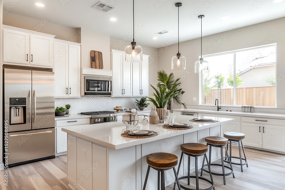 Fototapeta premium modern kitchen interior