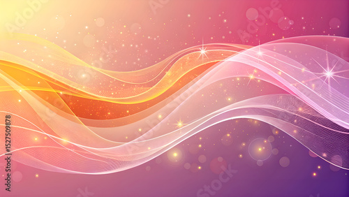 A vibrant abstract background featuring smooth flowing waves.