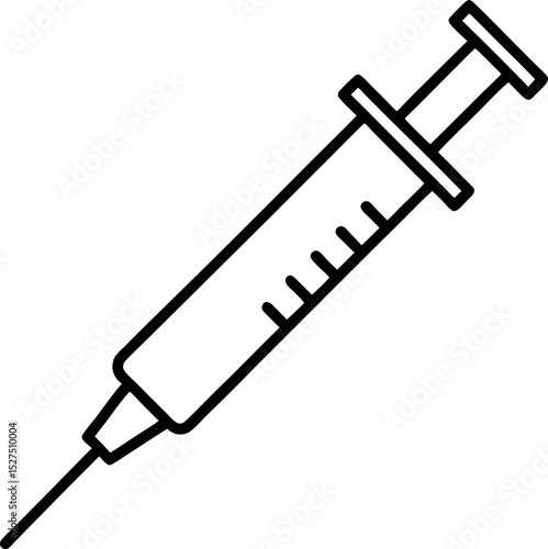 syringe isolated on white