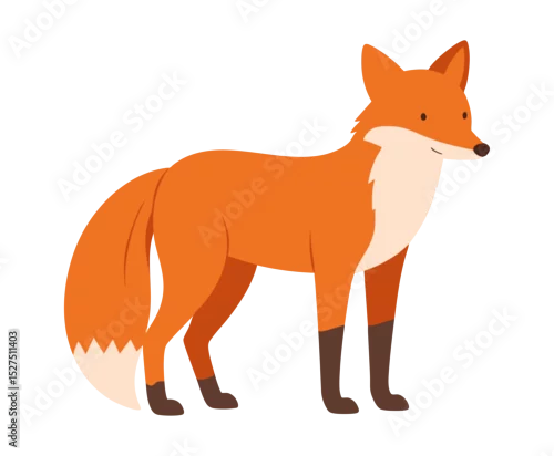 Obraz Lis ilustracja