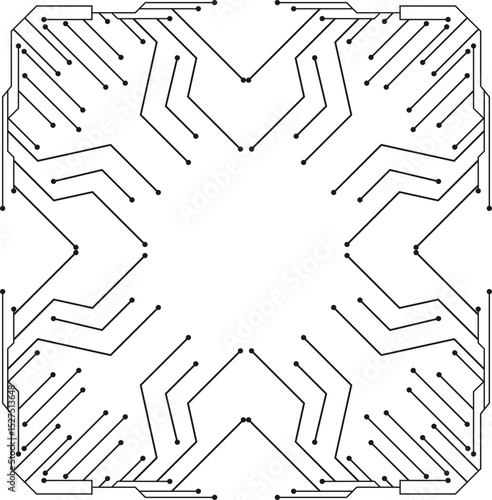 Circuit Technology Square Element