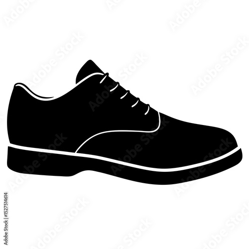 party shoes isolated on white