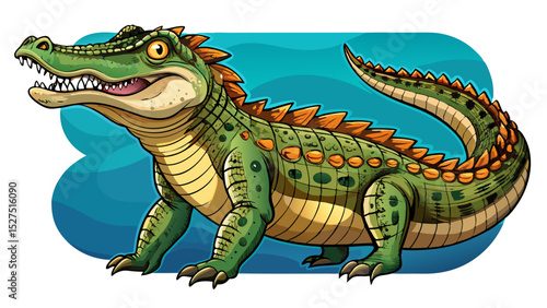 Zoutwaterkrokodil, Saltwater Crocodile, Crocodylus porosus