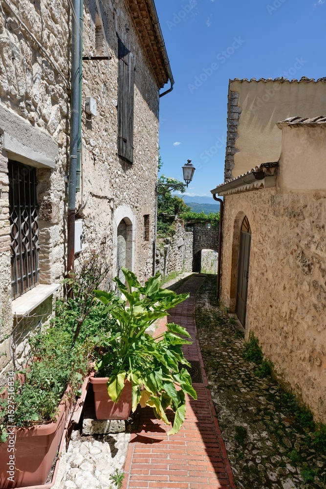 Naklejka premium The village of Veroli in Lazio, Italy.