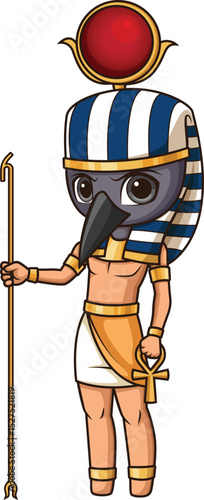 Ancient Egyptian God Thoth Vector Image