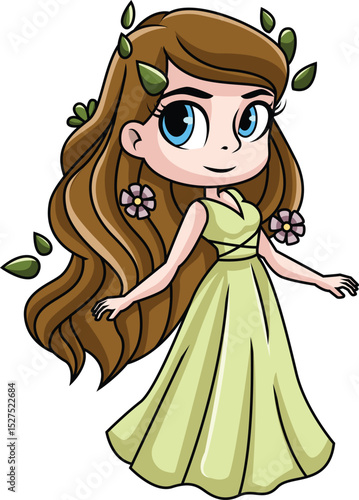 Demeter Goddess Of The Harvest Vector Image