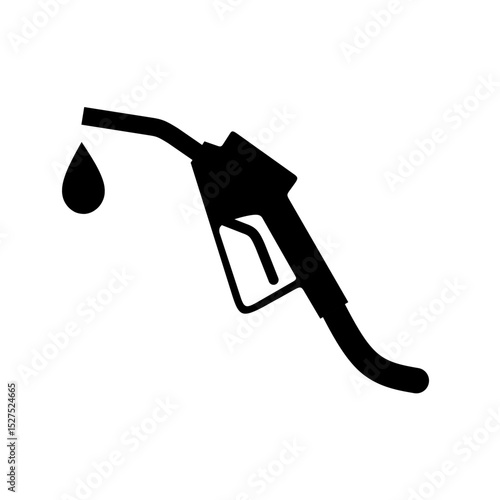 gas station icon on white background
