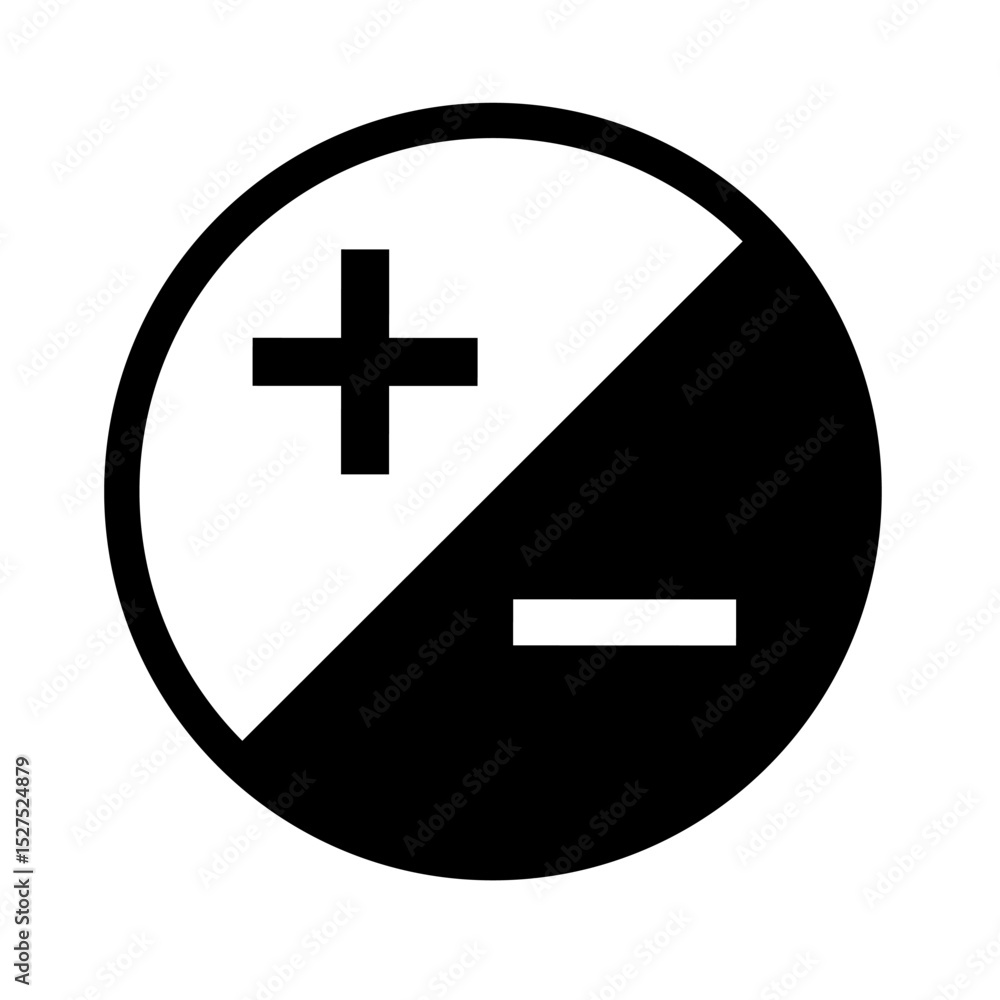 Obraz premium color adjustment icon on white background