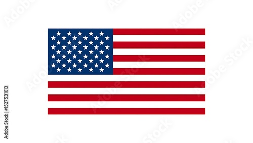 American Flag Symbol of Freedom, Patriotism, and National Unity, Representing the United States of America