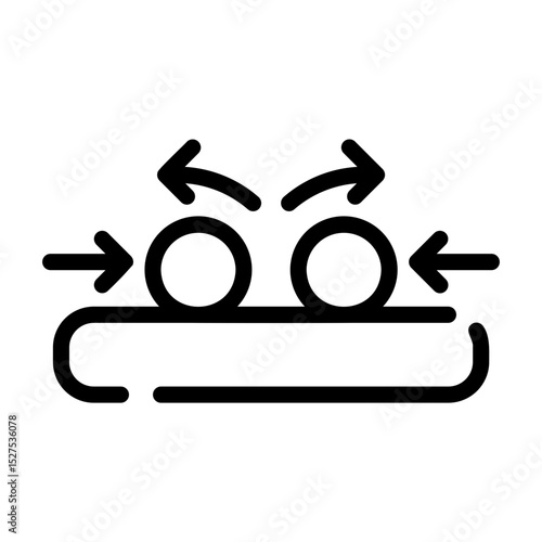 collision Line Icon