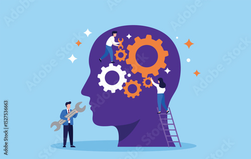 Optimizing Cognitive Performance A Visual Representation of Brain Mechanisms, Mental Processes, and Cognitive Enhancement Strategies