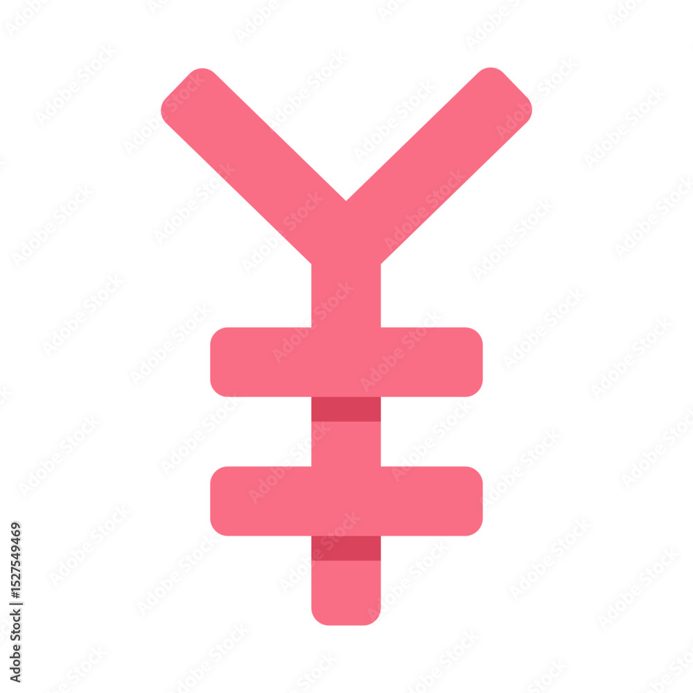Obraz premium Yen Sign Icon