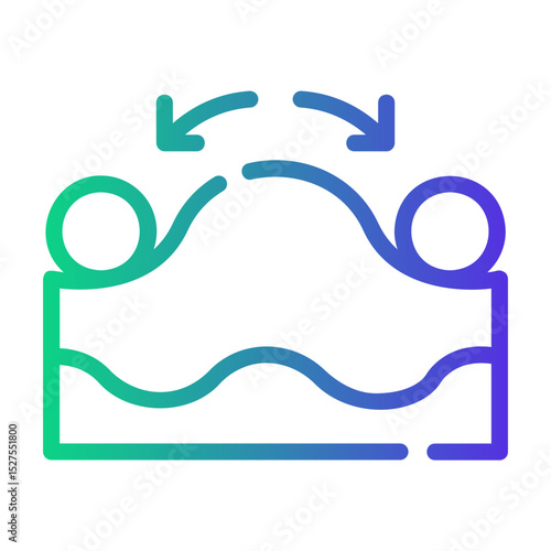 energy Line Gradient Icon