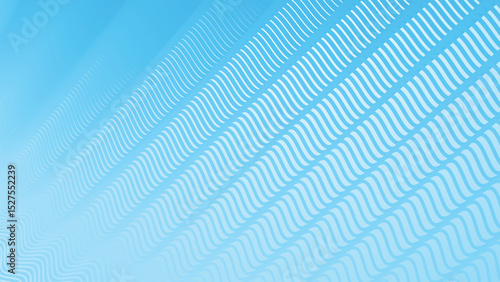 Wallpaper Mural Blue gradient background with stripes wave line pattern Torontodigital.ca