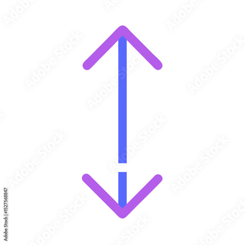 scroll bar vertical motion icon