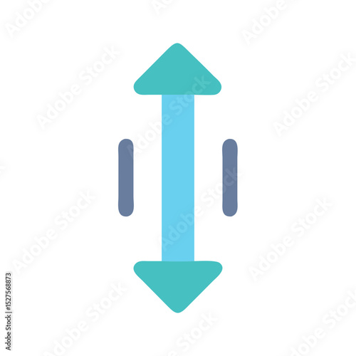 scroll bar vertical motion icon