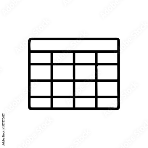 spreadsheet table grid icon