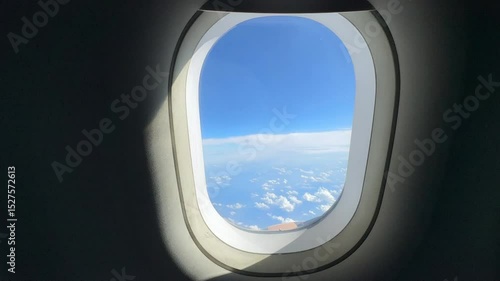 view from airplane window