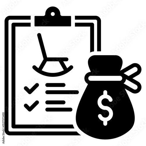 Retirement Plan outline mixed icon