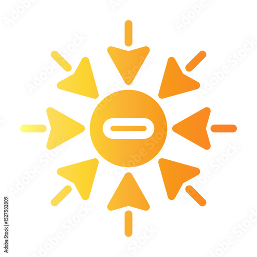 negative ion Gradient icon