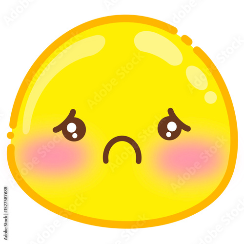 vector illustration of a smile mood