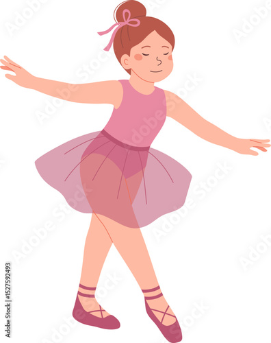 Cute Ballerina Girl