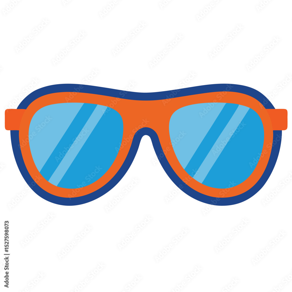 Fototapeta premium sun-glasses-vector-image-on-white-background
