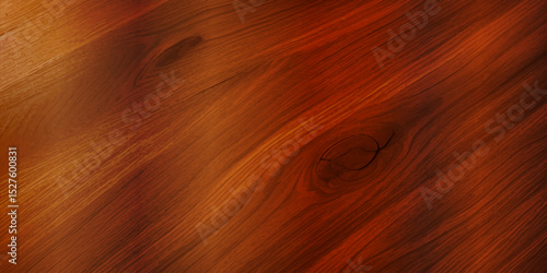 
"A Stunning Close-Up of Glossy Lacquered Brown Wood Panels, With Deep Reflective Tones and Visible Natural Grain Patterns, Creating a Sophisticated and Retro-Inspired Wooden Backdrop"
