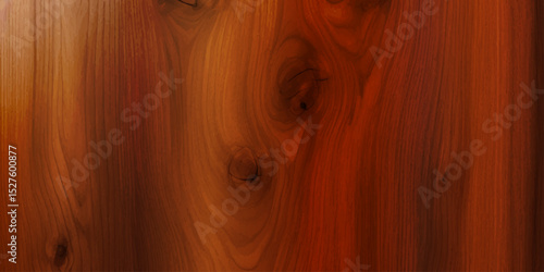 High Gloss Brown Lacquered Wood Planks, Highlighting Their Polished Surface and Rich Deep Brown Color, While Showcasing Natural Grain Detail for a Luxurious and Retro Look"
