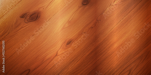 "An Intimate Close-Up of High Gloss Lacquered Wood Paneling, Showcasing a Deep, Rich Brown Color with a Reflective Surface and Subtle Natural Grain Texture That Evokes a Timeless Retro Aesthetic"
