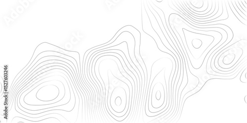 Minimalist Transparent PNG Topographic Map with Fluid, Wavy Lines and a Pure White Background, Crafted for Sleek, Contemporary Graphic Design and Geospatial Applications"
