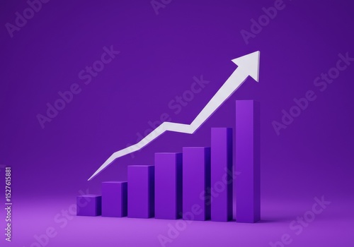 Free Download An upward-pointing arrow on a digital graph illustrates strong sales growth, marking a trajectory of progress, success, and business momentum. - GFXLoad