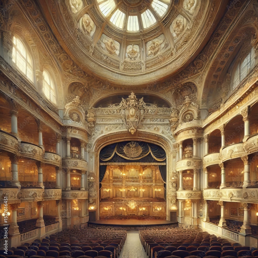 Obraz premium Edwardian Opera a lavish au