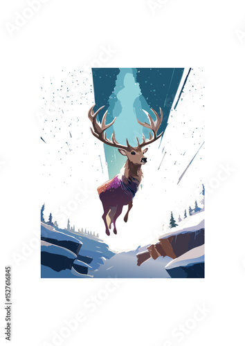  reindeer's senses are acutely tuned to its surroundings. Reindeer large, dark eyes scan for obstacles or potential threats, while Reindeer sensitive ears swivel to catch the faintest sound of rustlin