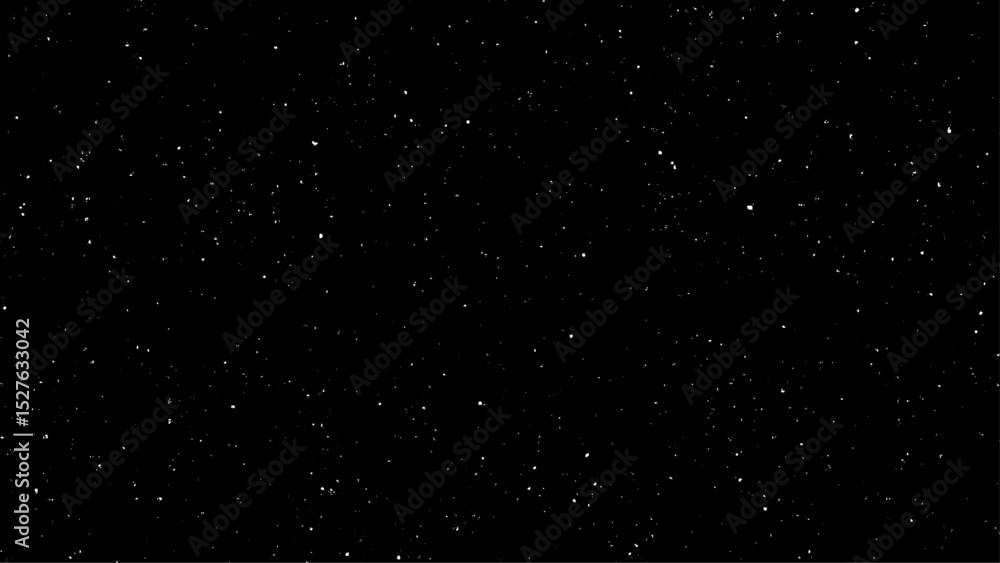 Obraz premium Flying dust particles on a black background